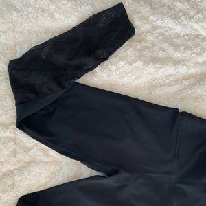 Fabletics by Demi Lovato black with mesh detail